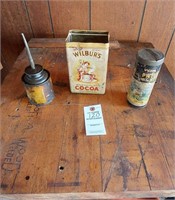 Oil Can & Tins