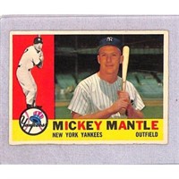 1960 Topps Mickey Mantle Exmt