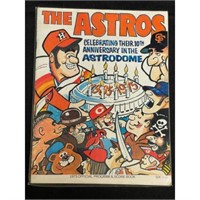 1975 Houston Astros Official Program Nolan Ryan
