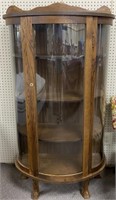 Oak Curio Cabinet