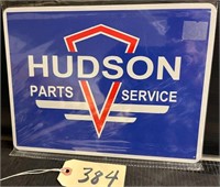 Hudson Parts & Service Metal Sign