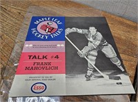 ESSO Frank Mahovlich Maple Leaf Hockey Talk RECORD