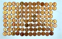 Two Tube Rolls of BU Wheat, Lincoln Memorial Cents