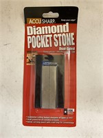 (12x bid) Accusharp Dual Sided Pocket Stone