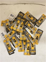 Lot of Approx. (30) 2 Pk DeWalt 1" Insert Bits