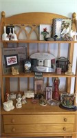 3-Shelves of Glassware and Miscellaneous