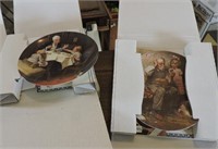 8 Norman Rockwell collector plates