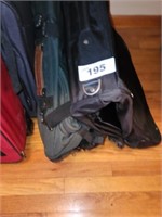 SEVERAL LUGGAGE GARMENT BAGS