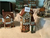 Dickens Dept 56 Bumpstead NYE Cloaks & Canes