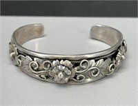 Navajo Sterling Silver cuff bracelet