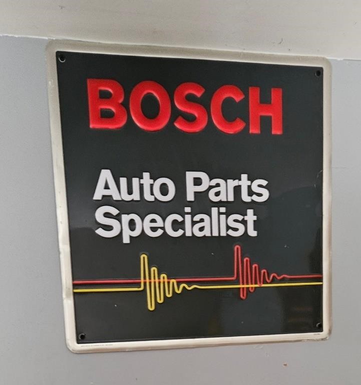 Bosch Metal Sign