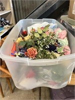 Box of crafting Flowers and other miscellaneous