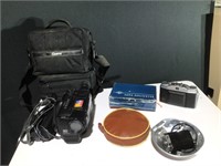 Sony Movie Camera,Bag & Vintage AGFA Camera &