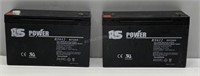 Lot of 2 RS Power 6V 12AH Batteries - NEW
