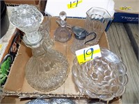 BOX LOT OF COLLECTIBLE GLASSWARE,