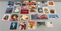 27pc Vtg Greeting / Christmas Cards & Ephemera