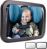 Baby Car Seat Mirror, 360° Adjustable Rear