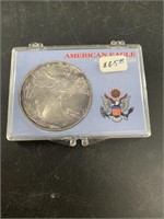 1990 Silver eagle, cleaned