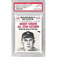 1961 Nu Card Scoops Bill Dickey Psa 9