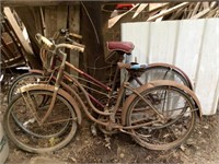 Pair - Antique bicycles