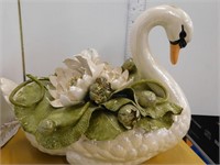 CERAMIC SWAN (DAMAGED PIECES HERE)