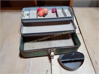 Old Metal Fishing Tackle & Bait Boxes