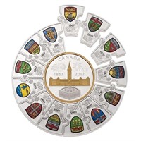 2017 $20 and $50 Canada 150 Puzzle - 14 Piece Pure