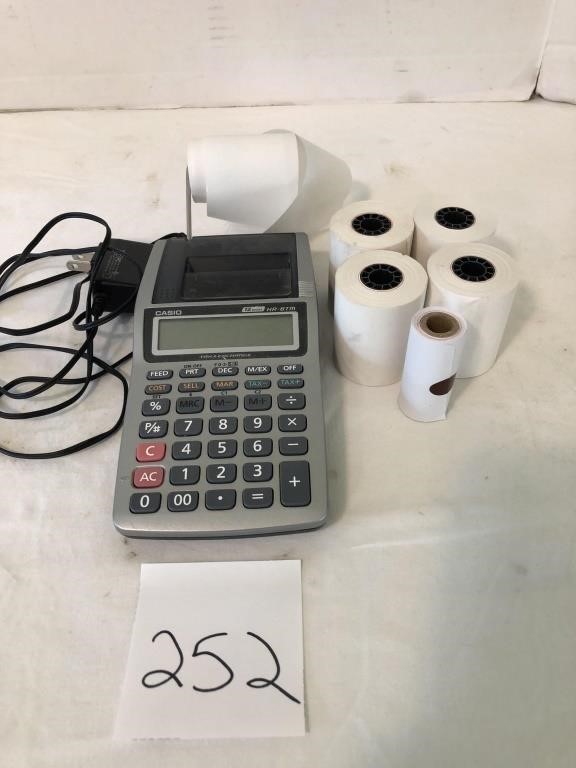 Casio calculator & paper, works