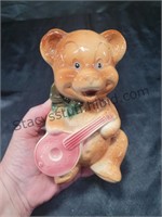 Vintage Ceramic Teddy Planter