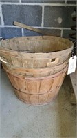 3 Half Barrel baskets