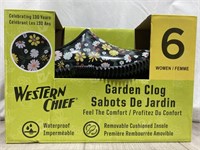 Western Chief Ladies Garden Clog Size 6