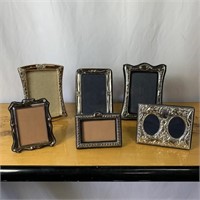 Collection 3 Sterling Silver Picture Frames & Othe