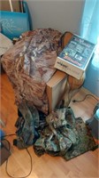 48x30 bibs,  turkey vest, tree seat &more