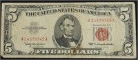 5 DOLLAR RED SEAL VF