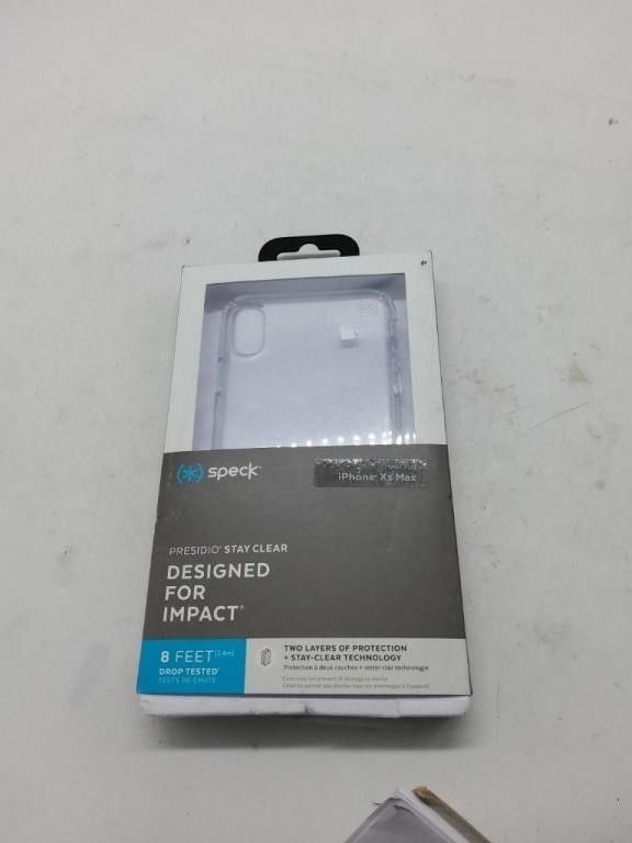 Speck iPhone XS max clear case