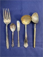 Silver plate silverware lot