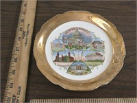 22k  Gold Washington DC Plate