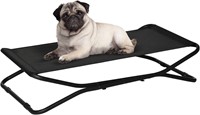 PawHut Elevated Dog Bed with Breathable Fabric  Fo