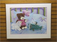 Pastel of Snoopy by Jesse Kant