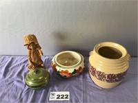 POTTERY AND STATUE
