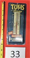 Tums for the Tummy Metal Thermometer