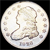 1828 Capped Bust Quarter UNCIRCULATED