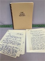 Pete Rose Dowd report & letters discussing HOF