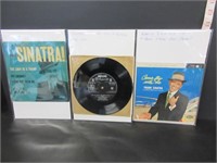 3 OLD SINATRA 45 RECORDS