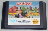 Monopoly Sega Genesis Game Cartridge