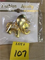 Elephant Fashion Pin