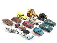 14 VTG Corgi Lesney+ Die Cast Vehicles