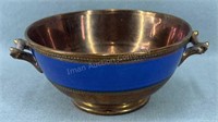 7in Copper Luster Double Handle Bowl