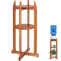 Natural Solid Wood Water Dispenser Floor Stand(32.