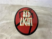 METAL COORS RED LIGHT SIGN